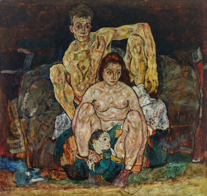 La Famille 绘画, 59.1x63.3 in