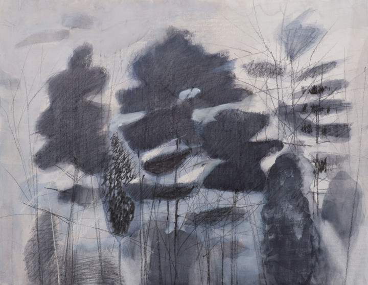 图画 标题为“Drawing I” 由Irena Luse, 原创艺术品, 石墨