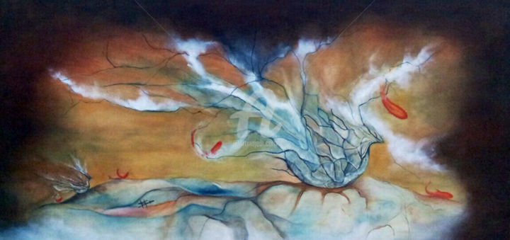 Painting titled "img-0180.jpg" by Huma Shah, Original Artwork