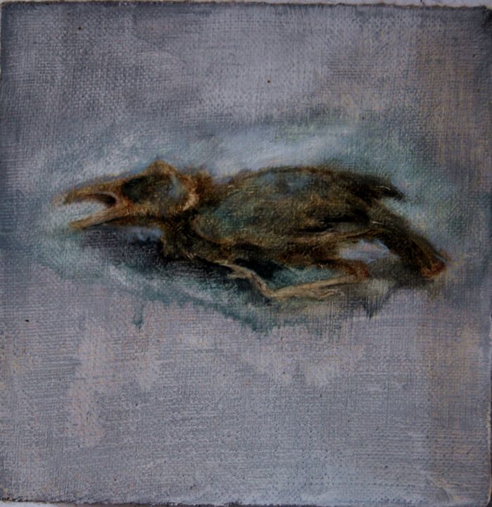 The bird 绘画, 4.7x2 in