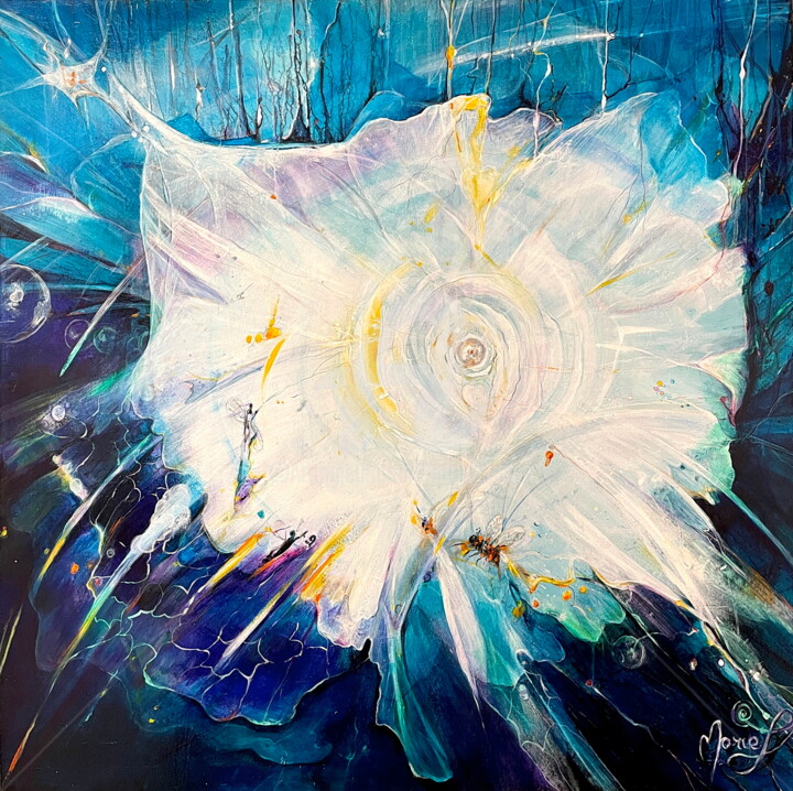 "Perle" 绘画, 39.4x39.4 in