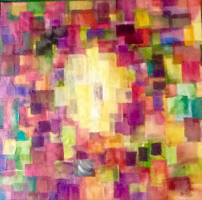 Textile Art,  35.4x35.4 in 