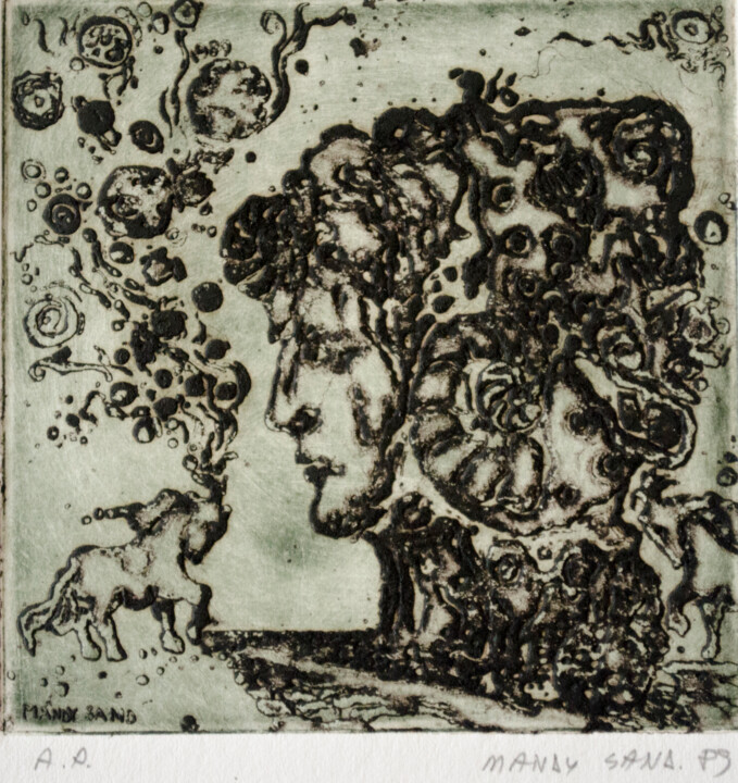 印花与版画,  3.9x3.9 in 