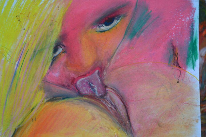 Gita Painting, 11.8x15.8 in