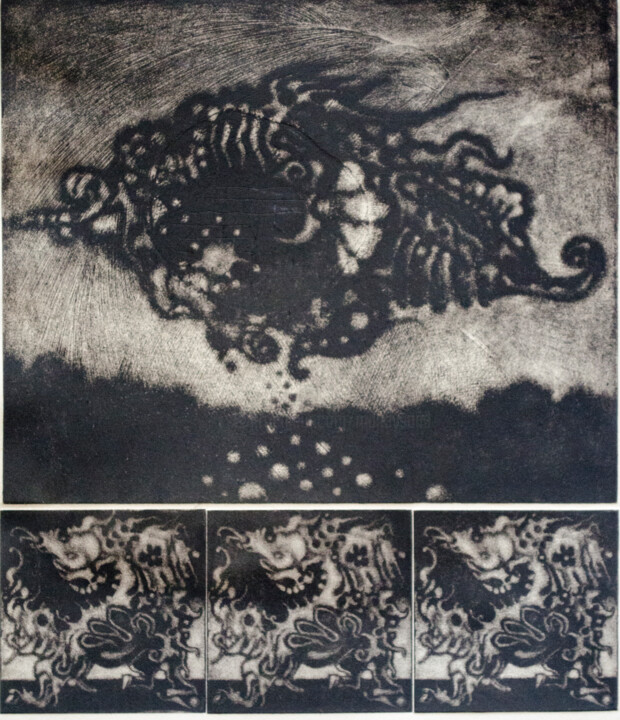 Danger 印花与版画, 13.4x11.8 in