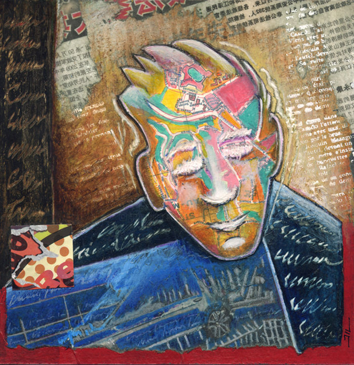 Le diplome 绘画, 7.9x7.9 in