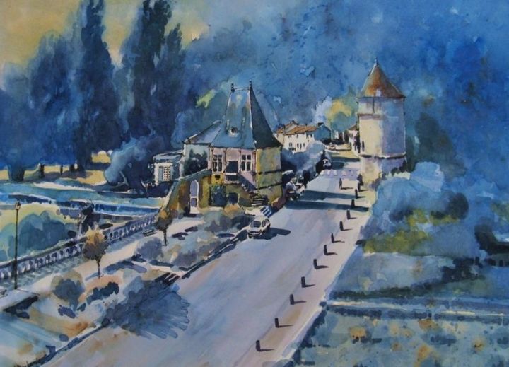 Pintura titulada "img-2284.jpg" por Alain Deschamps, Obra de arte original, Acuarela