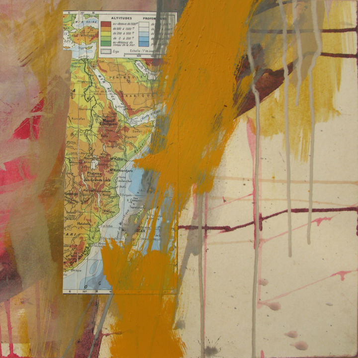 altitudes #artistsupportpledge 绘画, 14.2x14.2 in