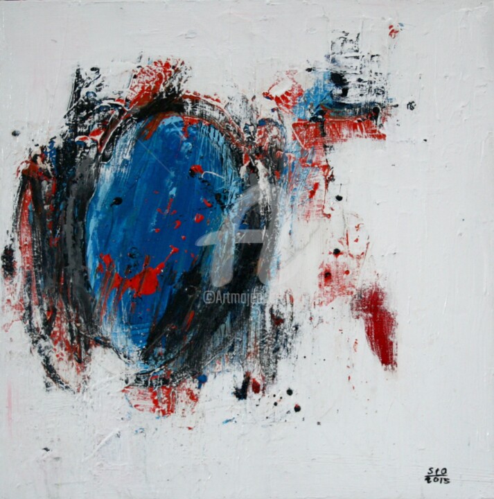 Painting titled "Stuck in A Medieval…" by Sio Montera, Original Artwork, Acrylic