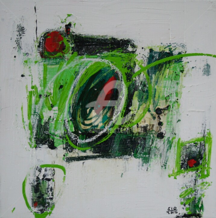Painting titled "Underestimating Abr…" by Sio Montera, Original Artwork, Acrylic