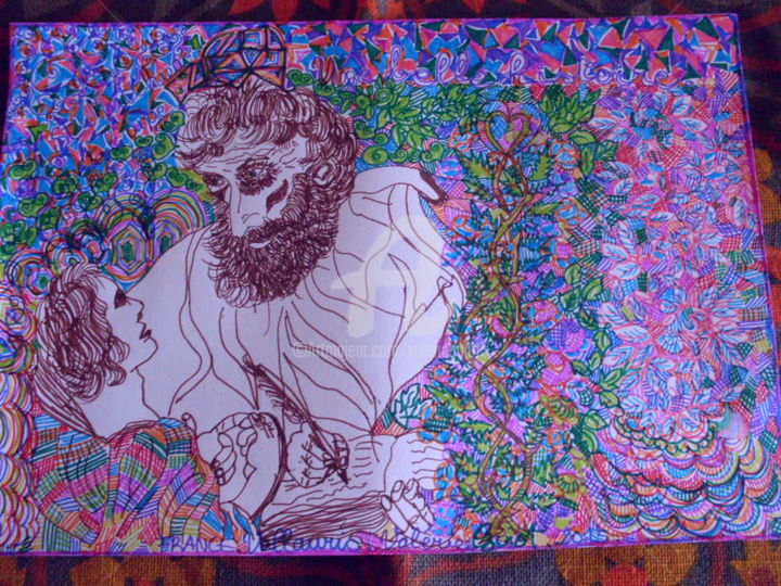 图画,  11.4x16.5 in 
