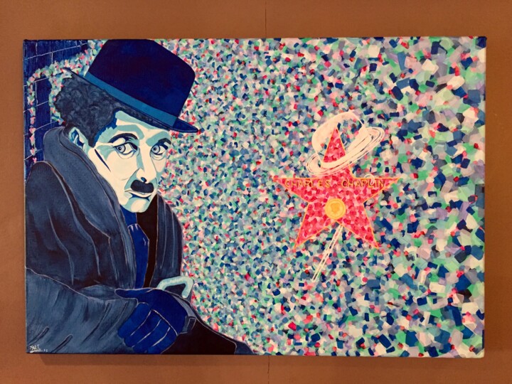 Charlot, Walk Of Fame 绘画, 15x21.7 in