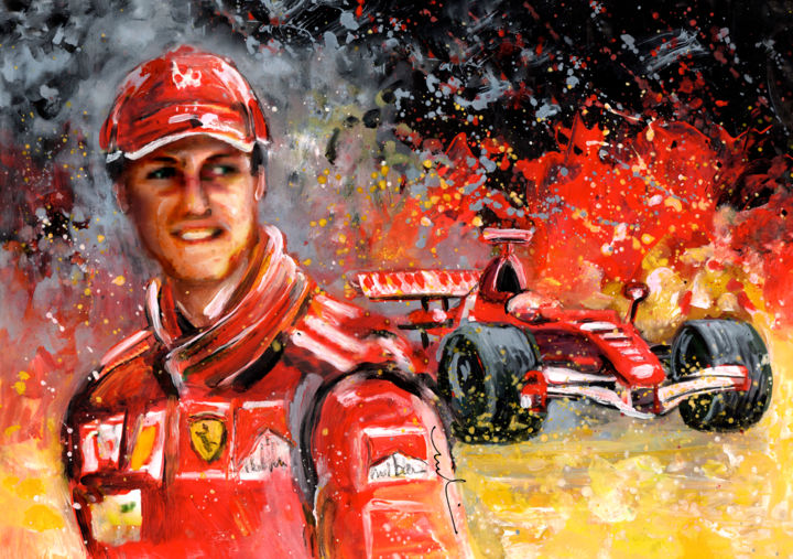 Michael Schumacher 绘画