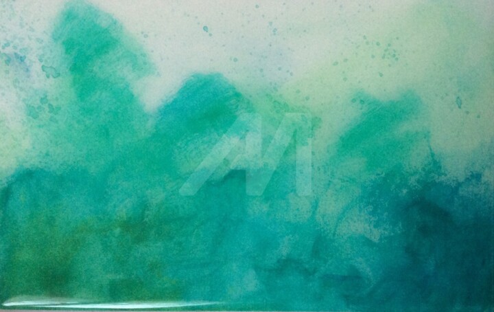 Peinture intitulée "Ô glacée" par Mona Bessaa, Œuvre d'art originale, Acrylique