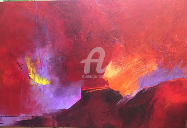Painting titled "PROMESAS" by Nora Piedrahita, Original Artwork