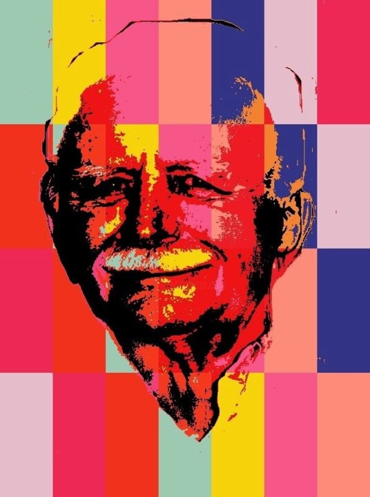 Arts numériques intitulée "Portrait" par Alain Vistosi, Œuvre d'art originale, Peinture numérique