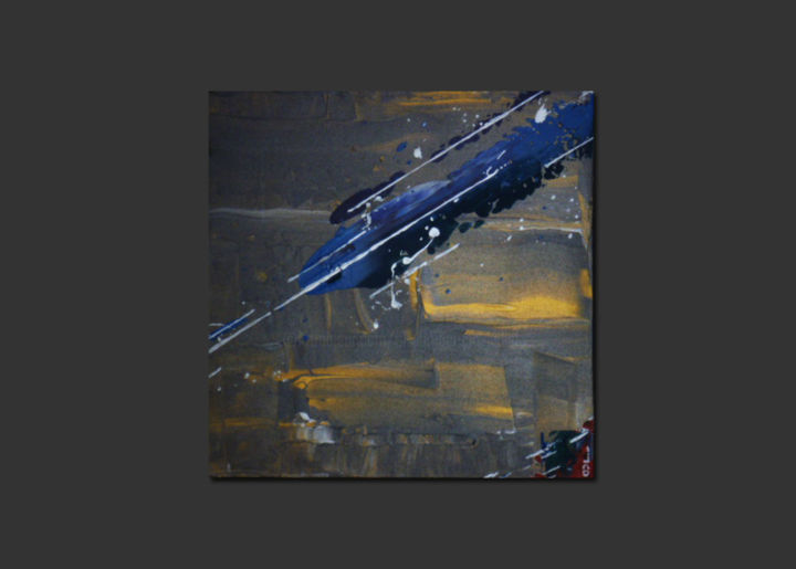Schilderij getiteld "UN ÉCLAIR DE GÉNIE" door Odl - Olivier Durand Lailler, Origineel Kunstwerk