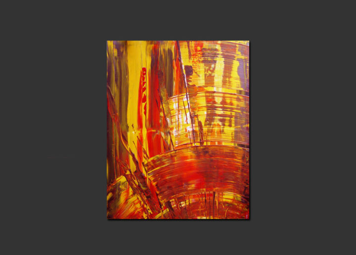 Schilderij getiteld "SOLAR" door Odl - Olivier Durand Lailler, Origineel Kunstwerk, Acryl