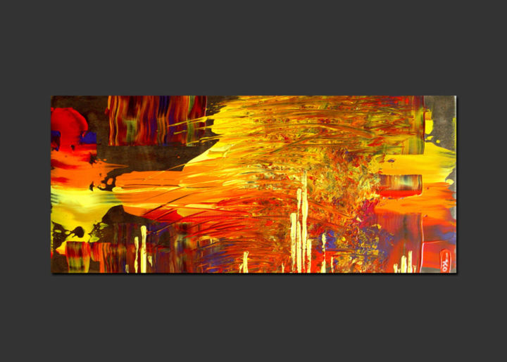 Schilderij getiteld "EXOBLÉ" door Odl - Olivier Durand Lailler, Origineel Kunstwerk, Acryl