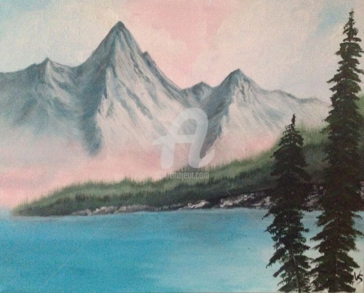 Painting titled "Piece of Peace" by Victoria Samovarova, Original Artwork
