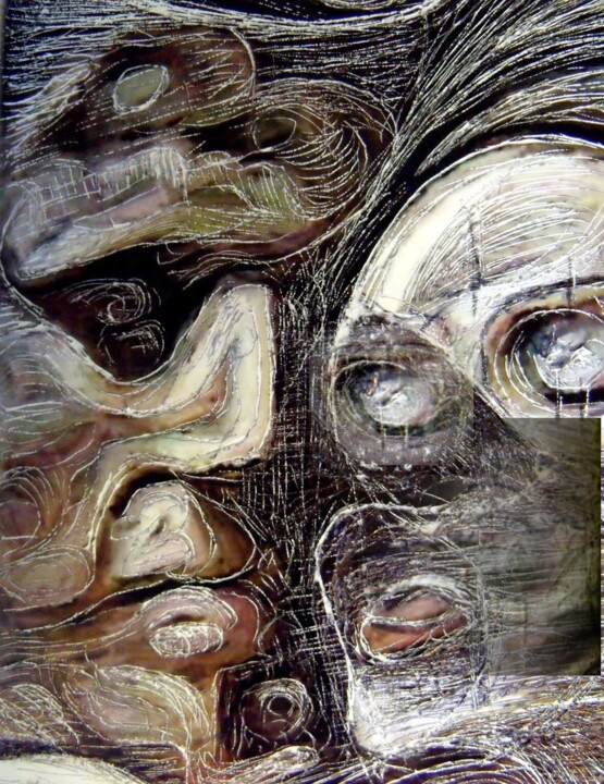 绘画,  5.1x3.9 in 