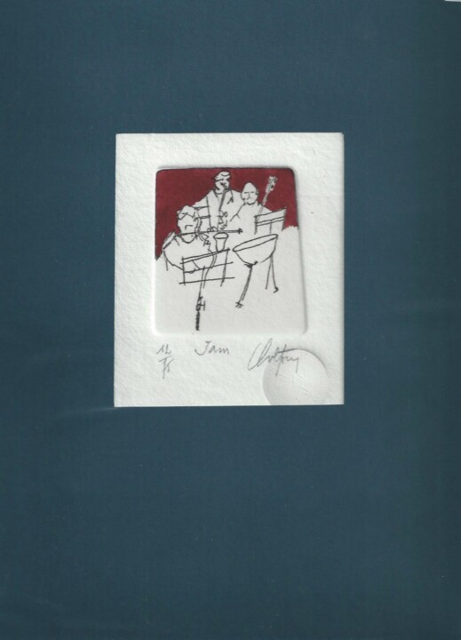 Jam Printmaking, 2.9x2.6 in