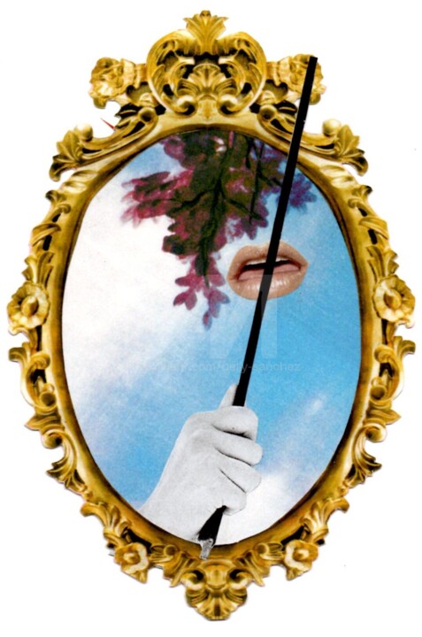 "La punition" başlıklı Kolaj Nelly Sanchez tarafından, Orijinal sanat