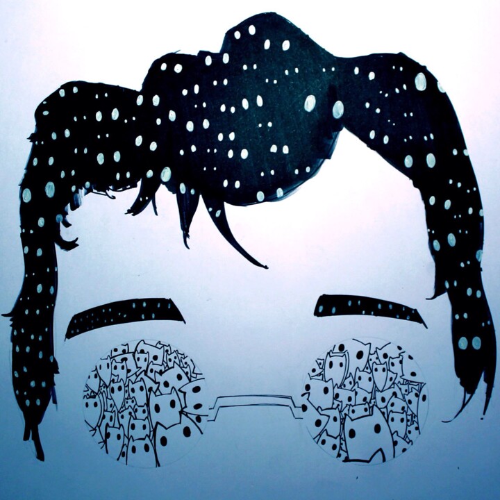 Drawing titled "Rone" by Irwin Piel, Original Artwork