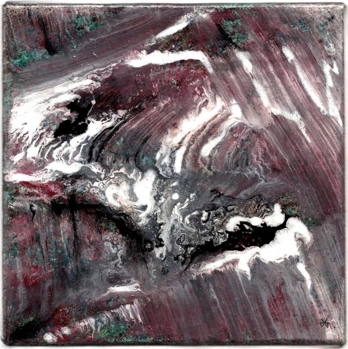 Peinture intitulée "Métamorphique (Meta…" par Davidian Gotis Abstraction Abstraite, Œuvre d'art originale, Acrylique