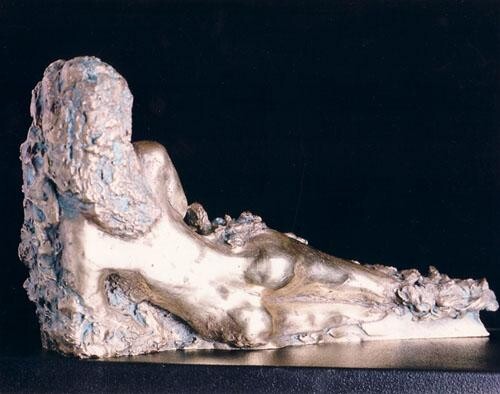 Scultura intitolato "La bella" da Gioba, Opera d'arte originale, Colaggio
