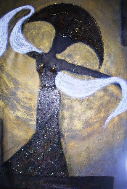 Peinture intitulée "OMBRE & LUMIERE" par Maya Arti, Œuvre d'art originale