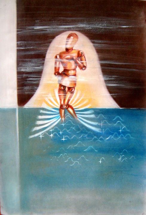 Drawing titled "Bellezza media (sta…" by Yulia A Korneva, Original Artwork, Pastel