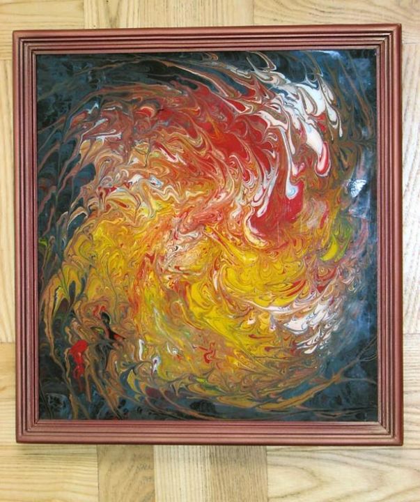 Painting titled "Africa" by Wowk, Original Artwork