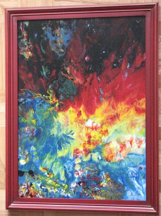Painting titled "Etudes about a harm…" by Wowk, Original Artwork