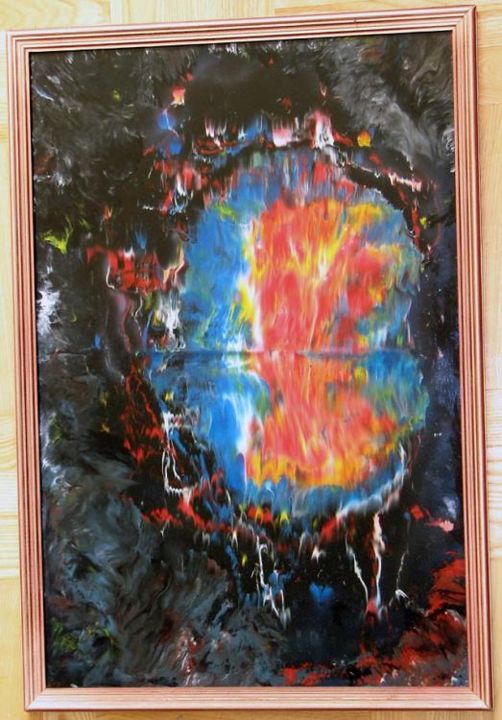 Painting titled "Etudes about a harm…" by Wowk, Original Artwork
