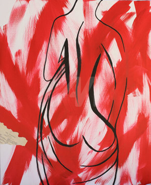 "Temptress" başlıklı Tablo Bridget Howard tarafından, Orijinal sanat, Akrilik