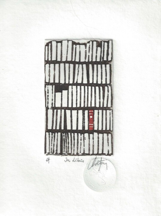 In libris Printmaking, 3.9x2.3 in
