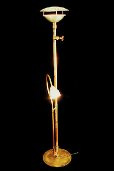 Sculpture titled "Lampadaire halogène…" by Noart, Original Artwork