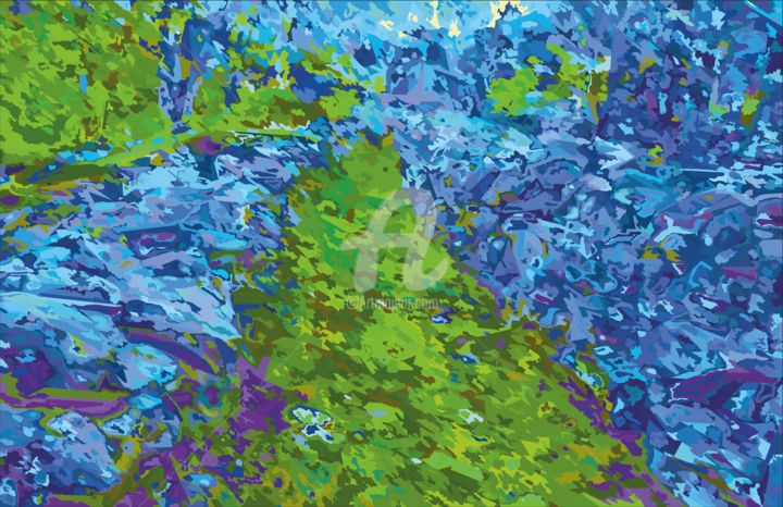 Digital Arts titled "col in green" by Anatomkrk, Original Artwork