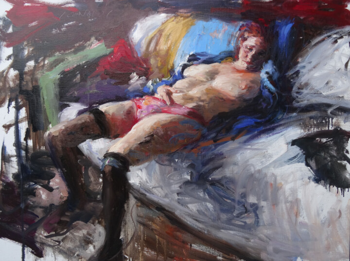 绘画,  27.6x39.4 in 