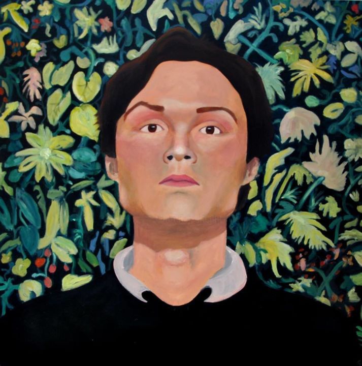 Painting titled "Ross" by Camille Colobert, Original Artwork, Oil