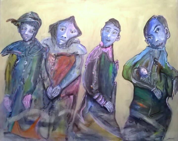 Tour d'abandon 绘画, 47.2x59.1 in