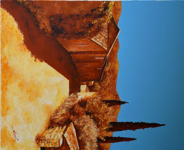 Painting titled "OPPEDE" by Stephanie Ledroit, Original Artwork, Acrylic