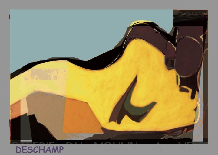 Digital Arts titled "nu-29-nov-22aa." by Jean-Marie Deschamp, Original Artwork, 2D Digital Work