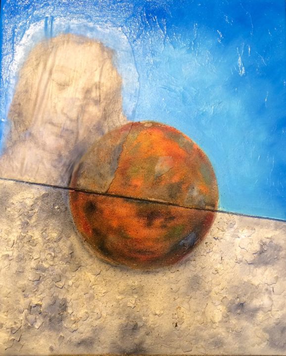 Miserere me Deus 绘画, 16.1x13 in