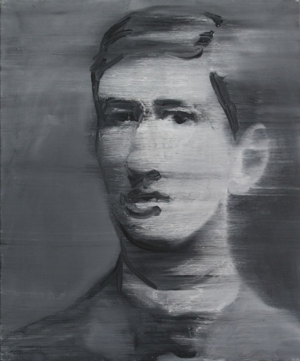 Painting titled "Charlie 2 (De Gaull…" by Nathalia Chipilova, Original Artwork, Oil