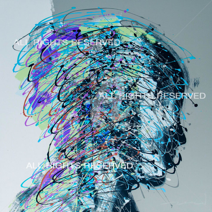 Digital Arts titled "Grey Essence" by Jose Resco, Original Artwork