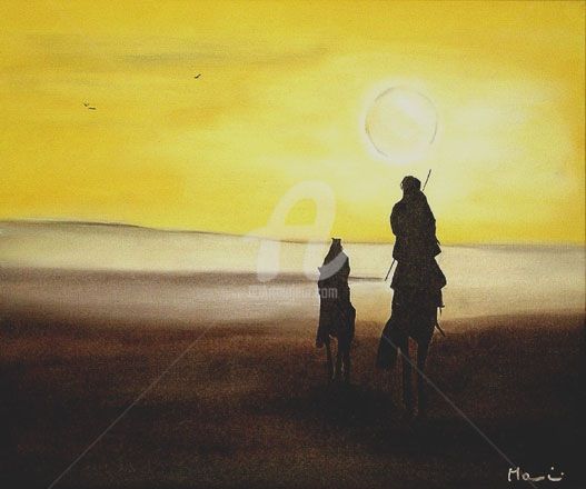 Pittura intitolato "I colori del silenz…" da Guido Mannini, Opera d'arte originale, Olio