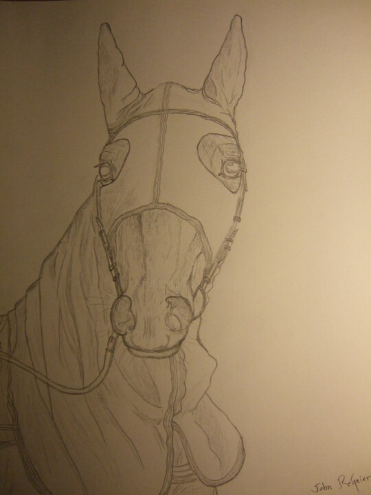 Le trotteur Ourasi 图画, 11.8x9.5 in