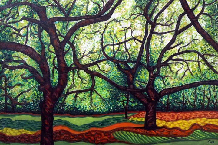 绘画,  31.9x48 in 